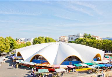 Les marchés - Camping 5 étoiles Bois Soleil, camping bord de mer, location mobil homes, cottages, studios et emplacements camping à Saint-George-de-Didonne près de Royan en Charente Maritime
