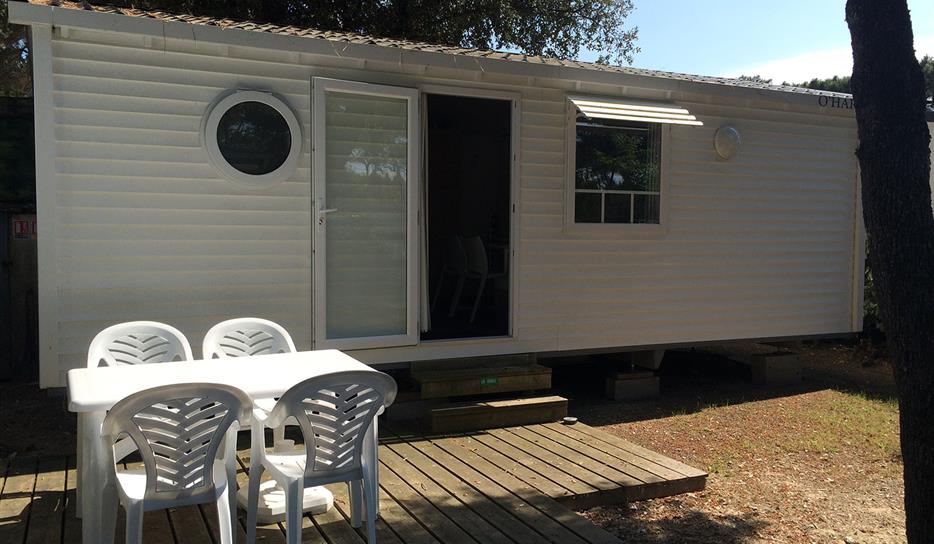 Cottage Mer 2 chambres, sous-bois - camping 5 étoiles 
