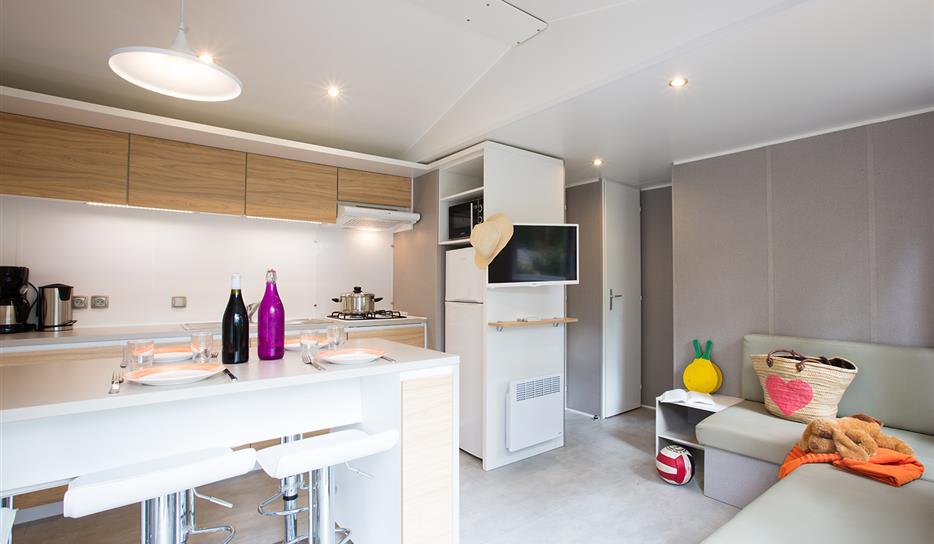 Camping Saint Georges de Didonne 5 étoiles- Cottage Pins 3 chambres Evasion - Location de mobil-home en Charente-Maritime