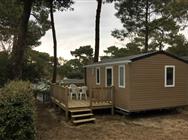 terrasse bois - Cottage Forêt 2 ch Acacia -Camping Saint Georges de Didonne