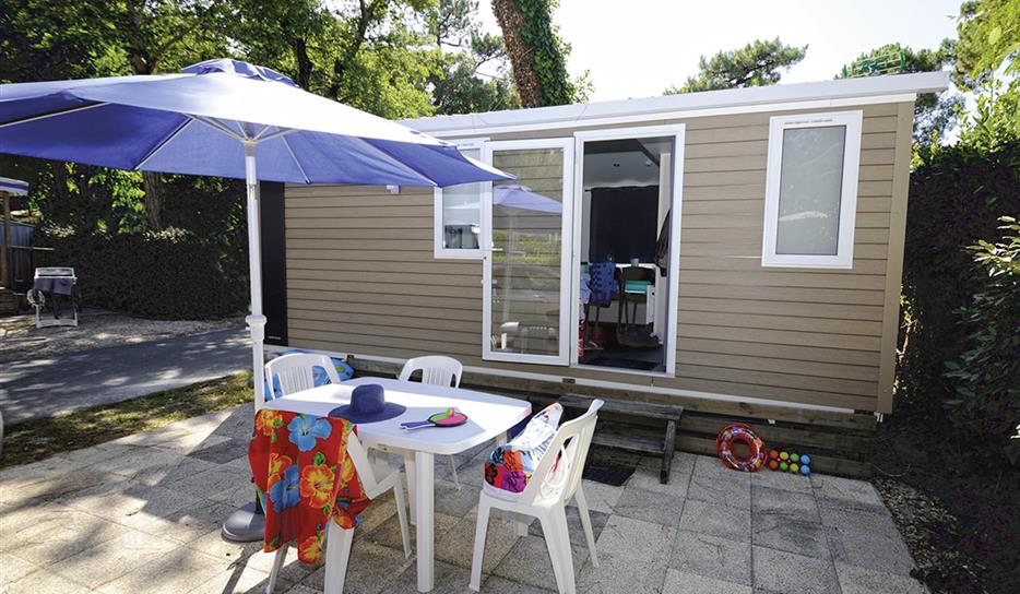 terrasse - Cottage Forêt 2 ch Acacia - Camping Saint Georges de Didonne