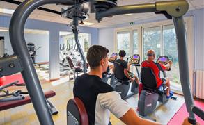 Salle fitness en camping bord de mer près de Royan en Charente-Maritime