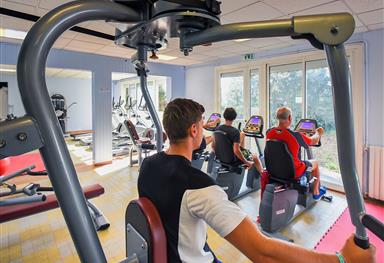 Salle fitness en camping bord de mer près de Royan en Charente-Maritime