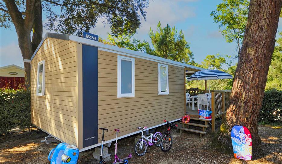 Terrasse - Location mobil-home - Camping Royan 