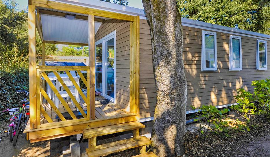 Terrasse - Location mobil-home - Camping Royan 