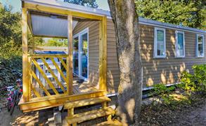 Terrasse - Location mobil-home - Camping Royan 