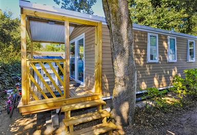 Terrasse - Location mobil-home - Camping Royan 