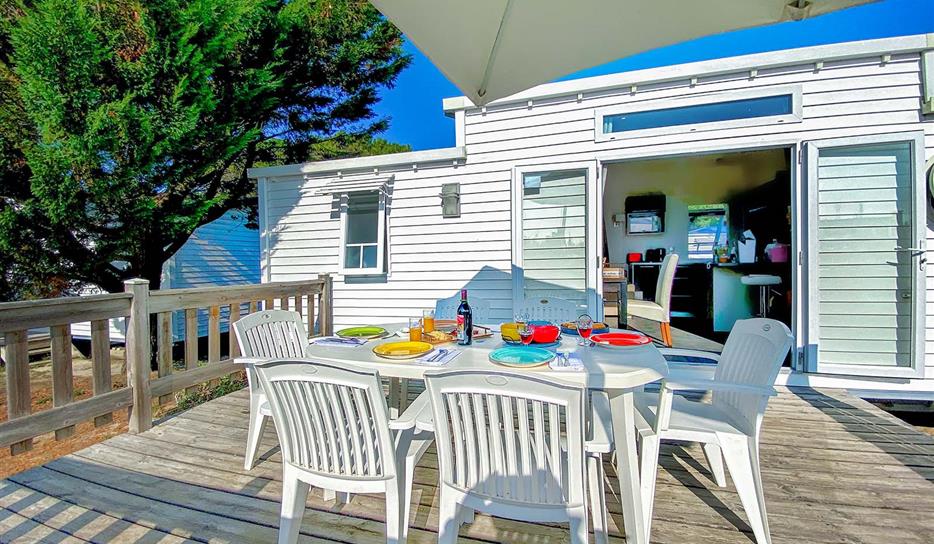 Camping Saint Georges de Didonne 5 étoiles - Mobil-homes 3 chambres Prestige Plus Mer 