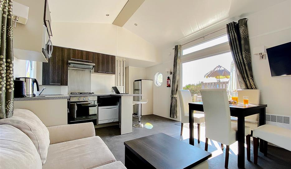 Camping Saint Georges de Didonne 5 étoiles - Mobil-homes 3 chambres Prestige Plus Mer 